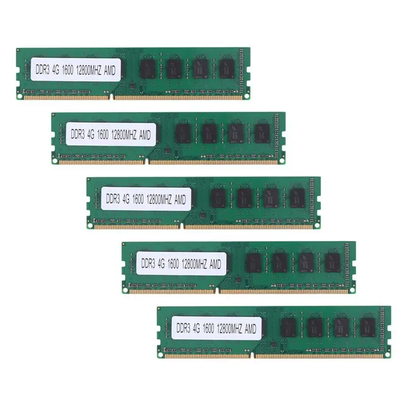 

M51K-5X DDR3 4GB Memory Ram PC3-12800 1.5V 1600Mhz 240 Pin Desktop Memory DIMM Unbuffered And Non-ECC