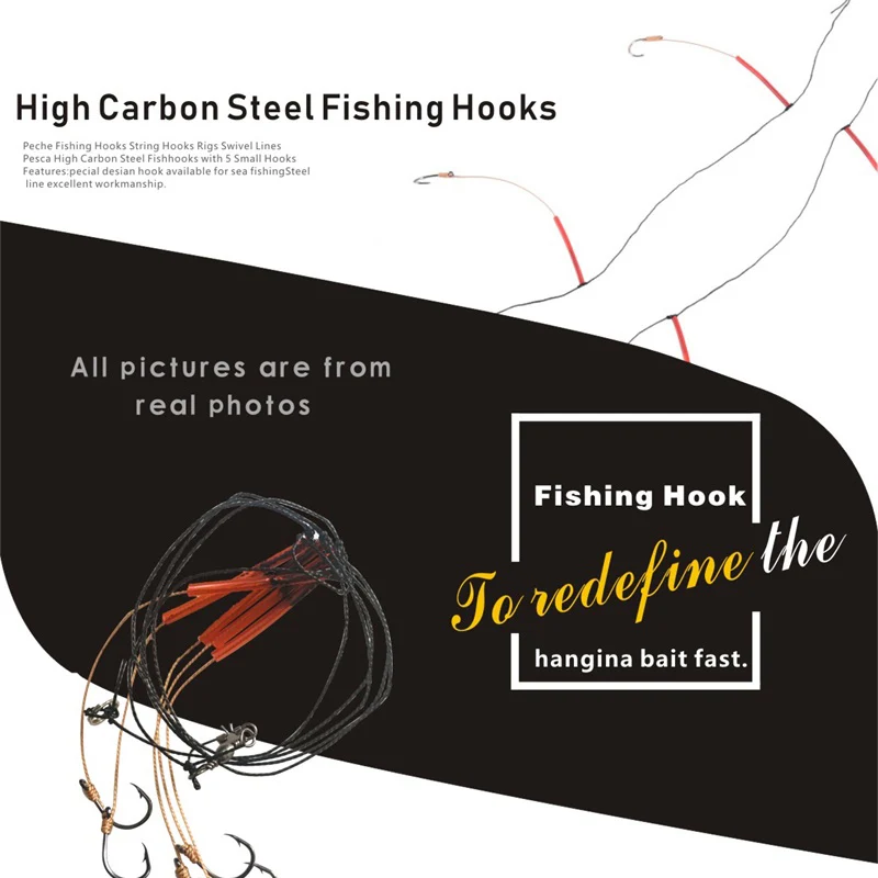 حار بيع المضادة لللف سلسلة الحصان القوية هوك 12 #   عالية الكربون الصلب سلسلة هوك المضادة للانزلاق الصيد الملحقات