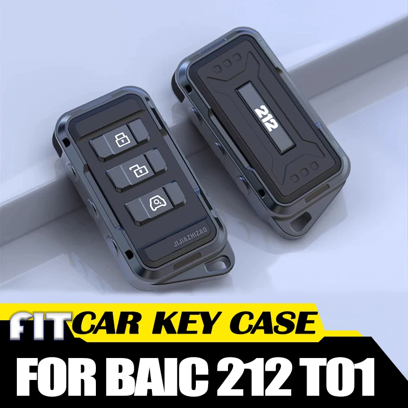 Funda para llave todo incluido para coche, compatible con BAIC 212 T01 2024 2025, juego de llaves de aleación de aluminio para coche, funda protectora para llave de viento Mecha