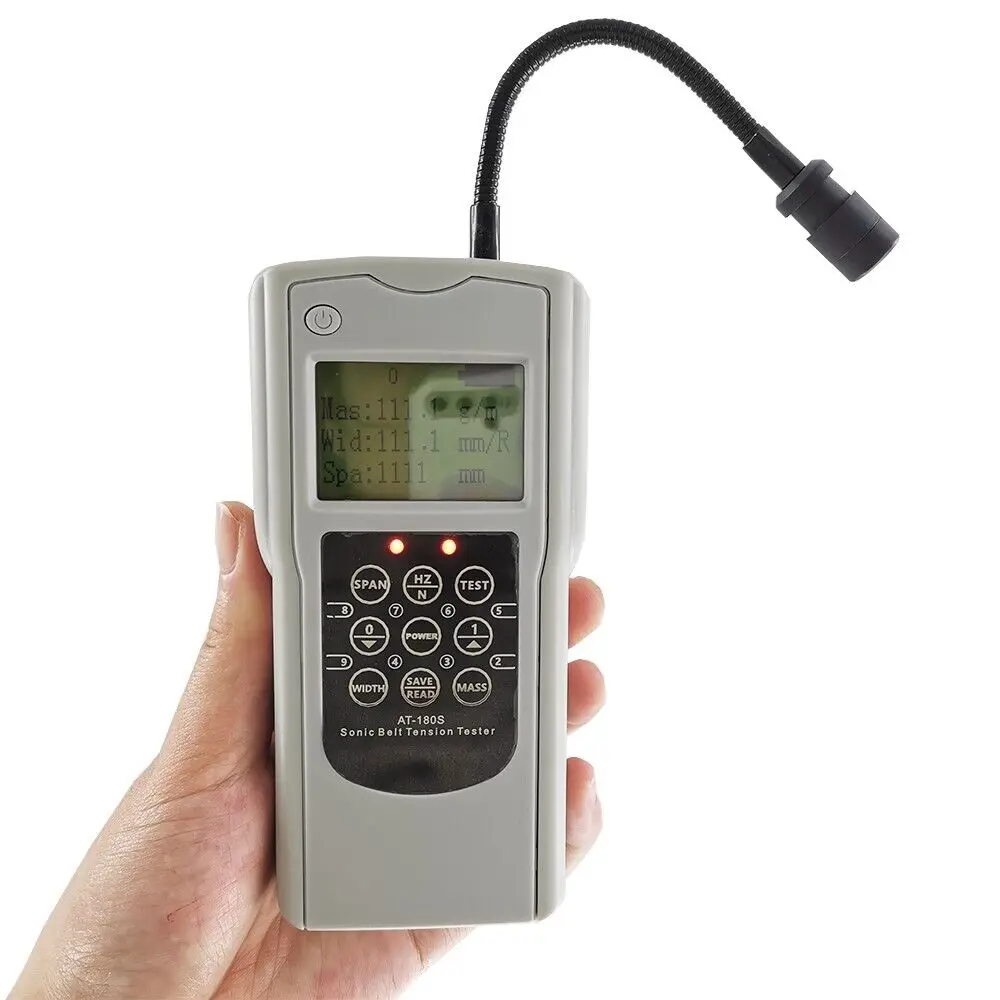 Digital Sonic Belt Tension Meter Gauge Test Instrument Adjustable Probe Tension Tester With Measuring Range 10-680Hz