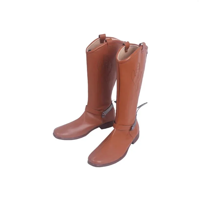 2025 aaa Anime Toy Story Woody Cosplay Shoes Mid-calf Boots Halloween Masquerade Carnival Performance Dress Up Party Costume Pro view 3