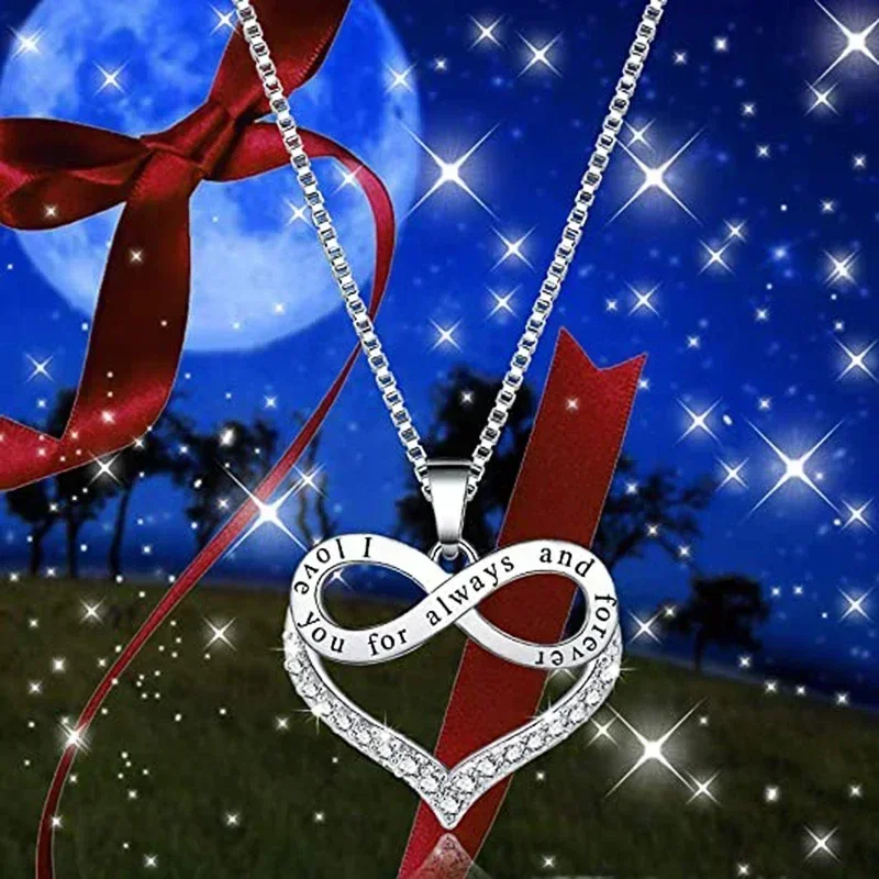 Eternity Love Necklace Women's Infinity 