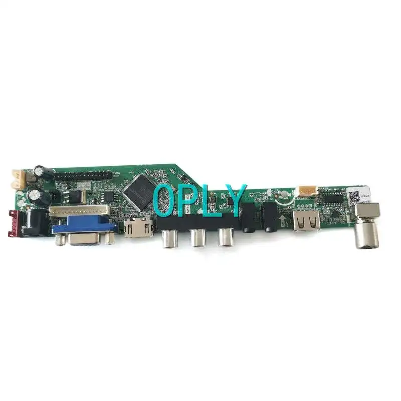 Imagem -02 - para Ht170e01 Ht170ex1 Monitor do Portátil Placa de Controlador de Tela 17 Kit Faça Você Mesmo 1280*1024 4ccfl Lvds 30 Pinos Vga Hdmi-av Compatível Usb