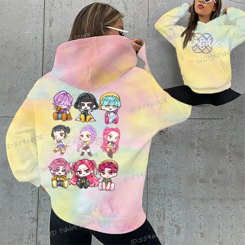 

Одежда для маленьких девочек и мальчиков, популярный свитшот с принтом фильма Kawaii, толстовка с капюшоном для мужчин и женщин, модные толстовки с принтом тай-дай, детский пуловер, толстовка