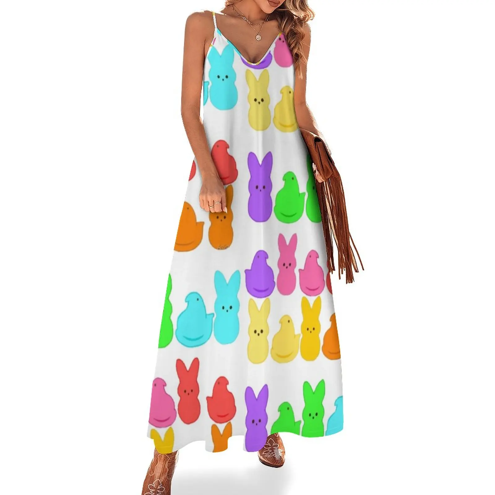 Easter peeps! Sleeveless Dress elegant party dress for women 2023 summer dress korean women Cocktail of dresses