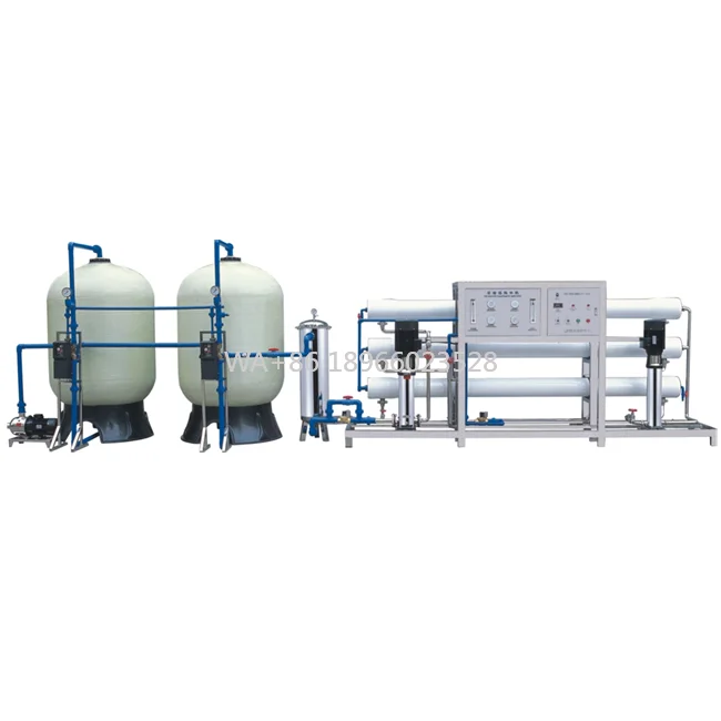 نظام معدات معالجة المياه بالضغط الأسموزي مصنع التناضح العكسي عملية آمنة وموثوقة RO عكس