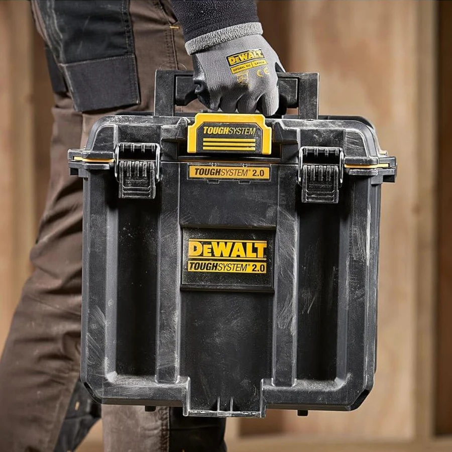 DEWALT Compact and Durable Deep Toolbox with Removable Dividers Storage Space Waterproof Dustproof Toolbox DWST08035-1