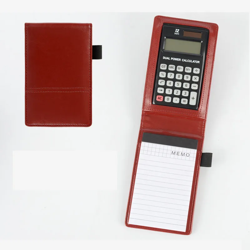 A7 Multi-Functional Business Portable Office Notebook Notepad: Get Organized with Calculator & Post-it Notes!