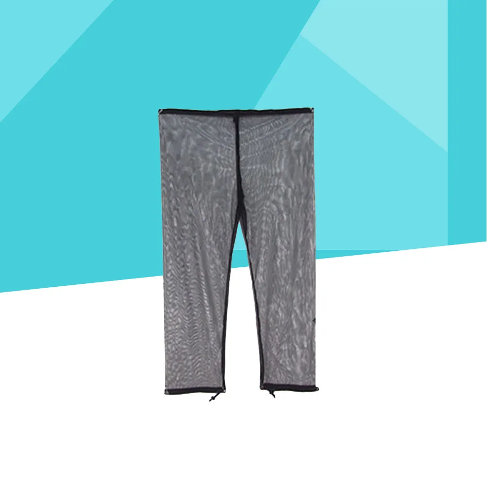 

Adjustable Lightweight Hiking Camping Net Pants Free Pouch Xl Ultra-Fine Mesh Insect Protection Outdoor Translucent