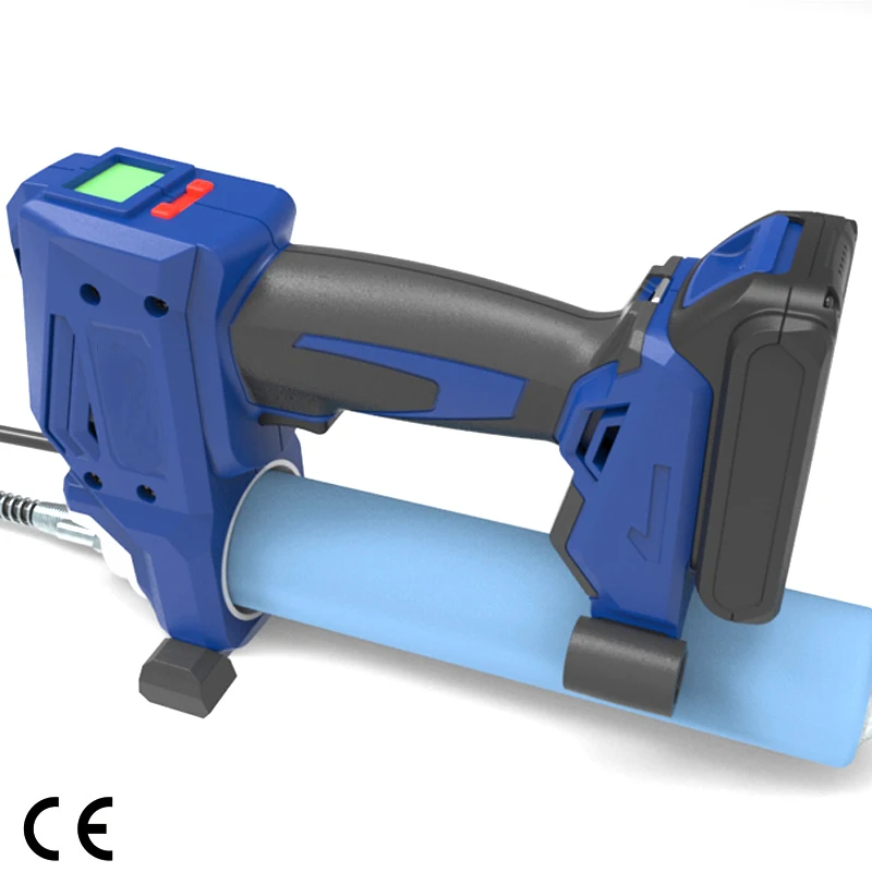 

CE RoHS Professional 20V Cordless 500cc 2-speed Adjustment Electric Li-ion Grease Gun with 2pcs Lithium Battery