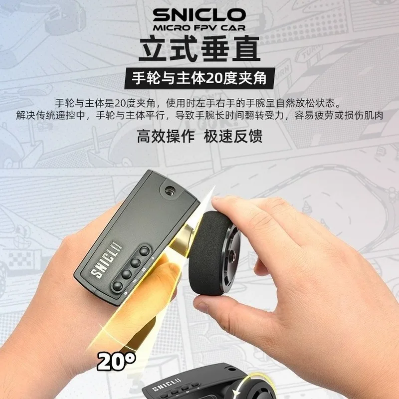 Sniclo Wireless Fpv Remote Control Car 1/100 First Perspective Fun Racing Car Birthday Gift Toy Boy Kcar Fun Remote Control Car