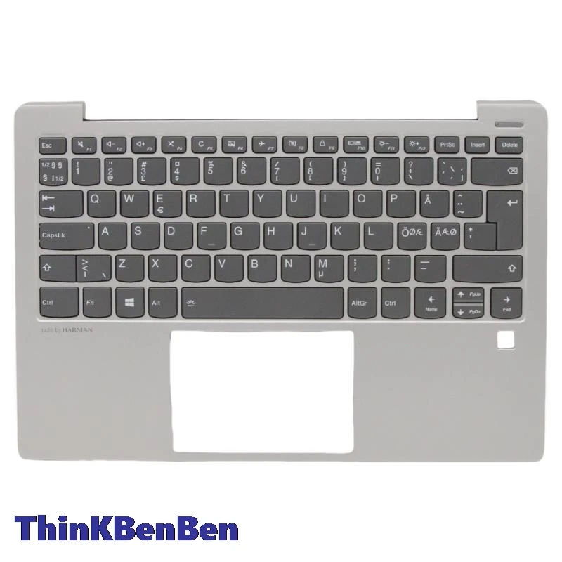 NDC Nordic Grey Keyboard Upper Case Palmrest Shell Cover For Lenovo Ideapad S530 13 13IWL 13IML 5CB0S16103