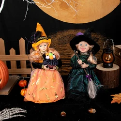 Halloween Heks Decoratie Elf Jongen Meisje Pop Kerst Hanger Ornamenten Home Decor Elf Hangende Decoratie Nieuwjaar Geschenken