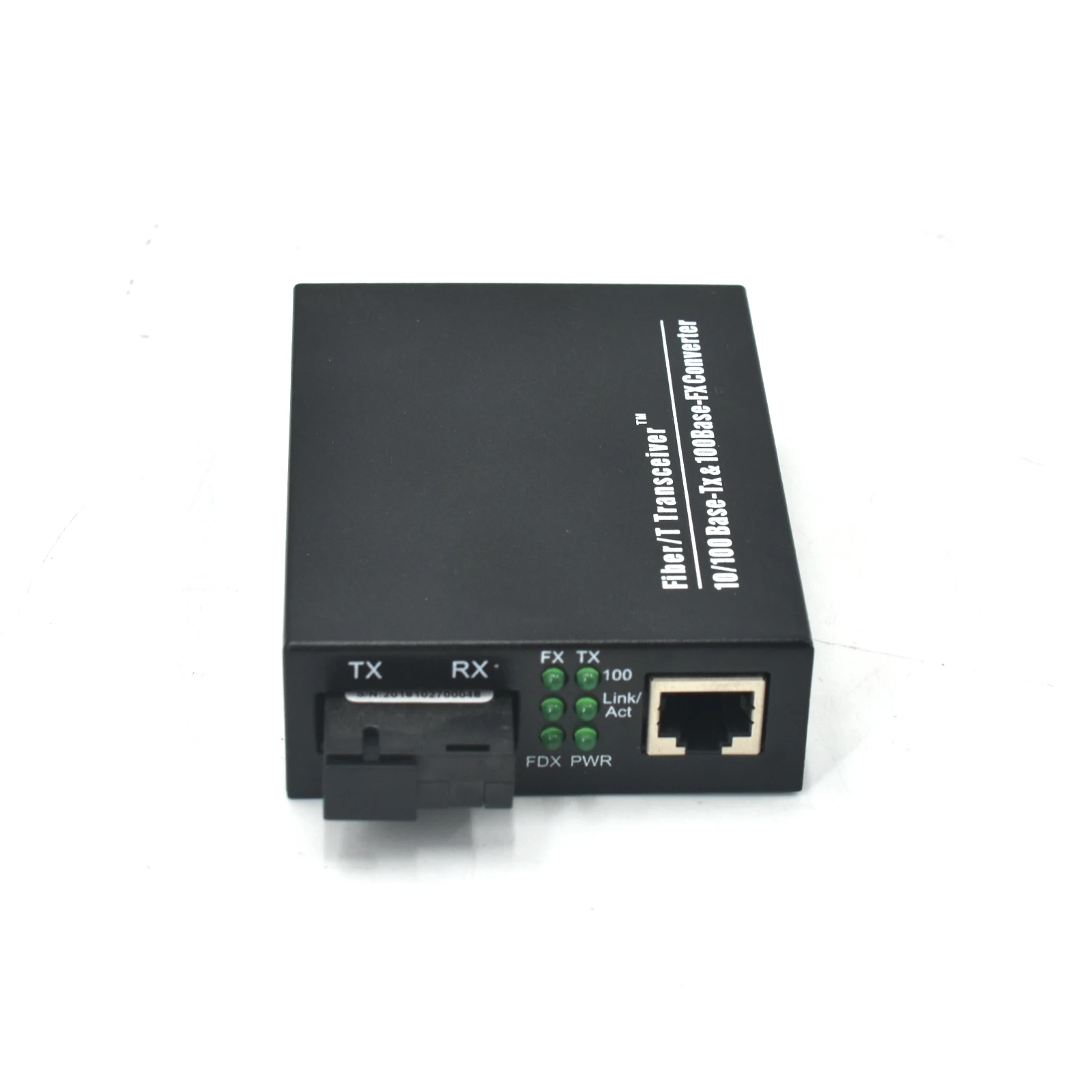 Ethernet Media Converter, 100M 1 Port + 1 Fiber Port, Optical SC 1310/1550nm AB Media Converter, 1Pair