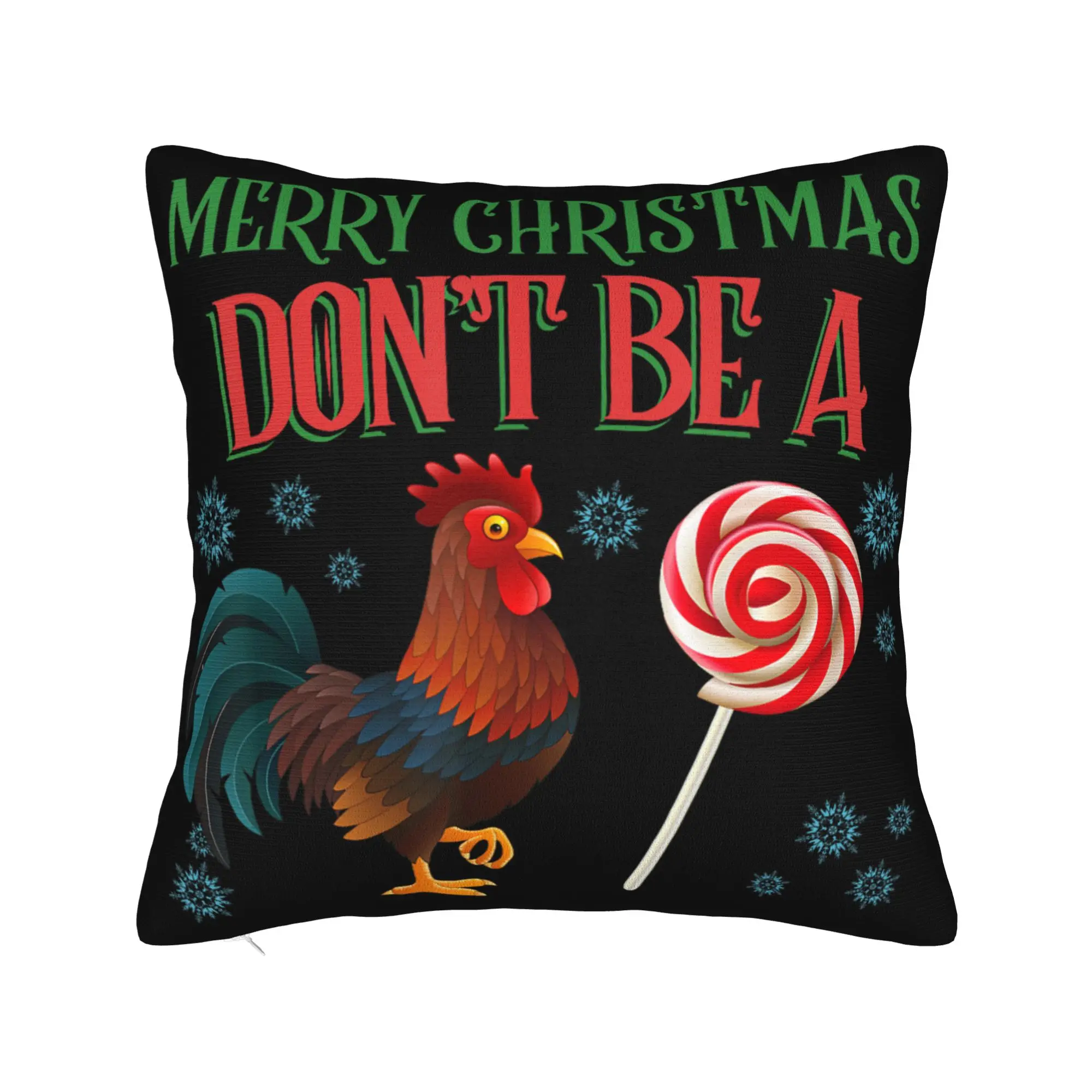 Don't Be A Sucker Funny Chicken Meme Pillow Covers Printed Cushion Cover Decoration  Throw Pillow Case Cover Home Multi Size
