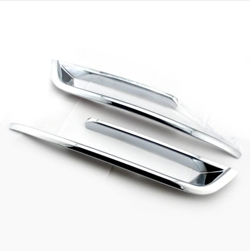 

Pair Chrome Front Fog Light Cover Garnish Trim Strip for BMW 5-Series F10/F18 2014-2017 Auto Body Bumper Accessories Dropshippin