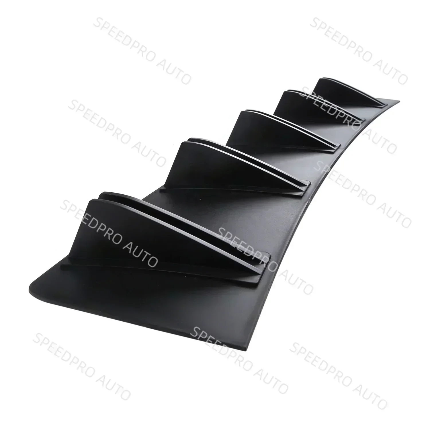 Rear Diffuser 5 Fins Shark Bumper Splitter Spoiler Lip For T0yota Celica GT Car Auto Body Kit Accessories Black Cover - view 5