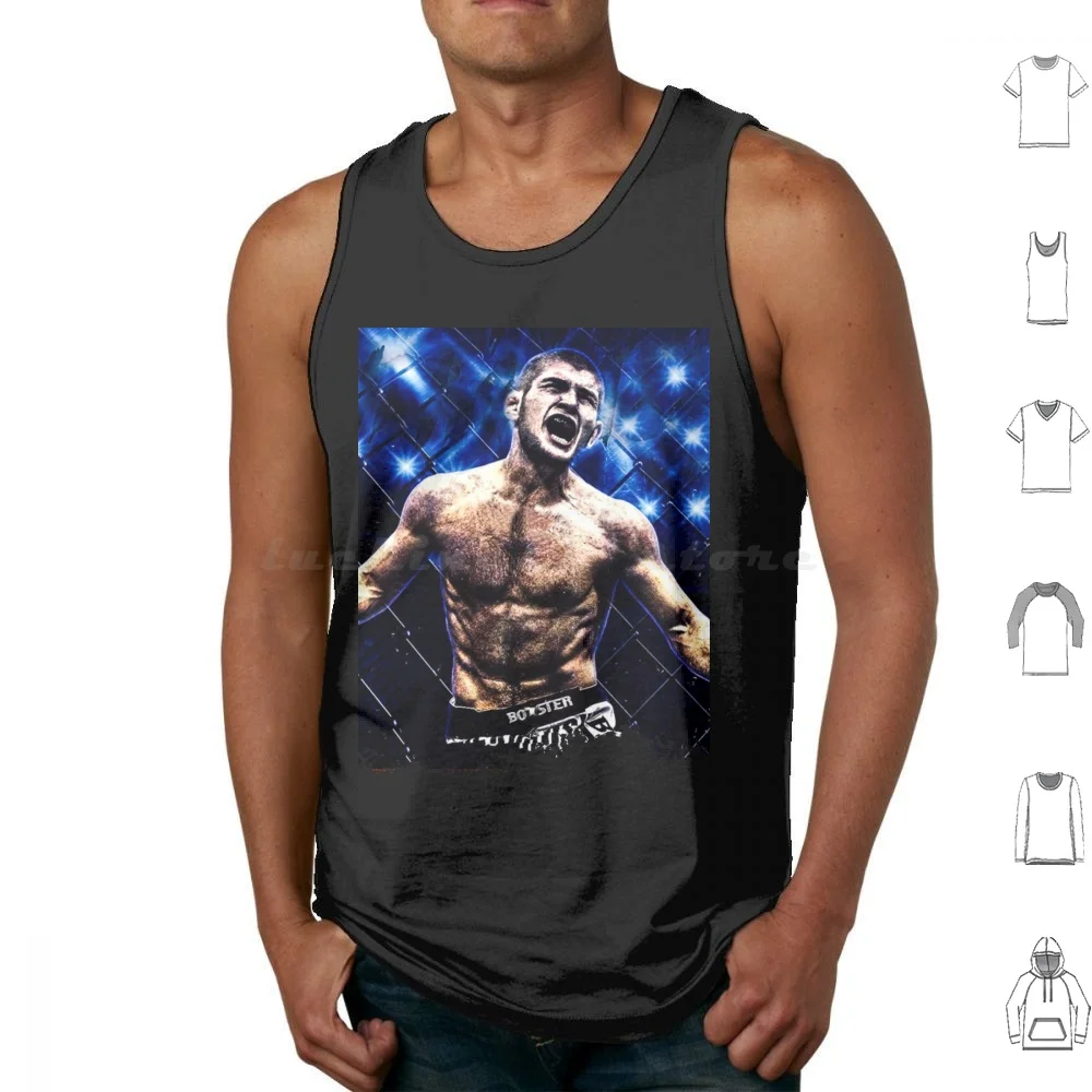 Khabib Nurmagomedov Blue 8k Tank Tops Vest Sleeveless Khabib Khabib Nurmagomedov Nurmagomedov Mcgregor Fight Dagestan