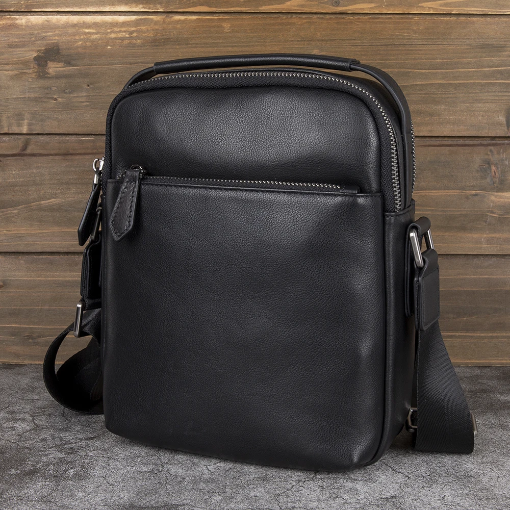 matis-genuine-leather-men's-single-shoulder-bag-casual-horizontal-crossbody-black-commuter-backpack-youth-fashion-spring-2026