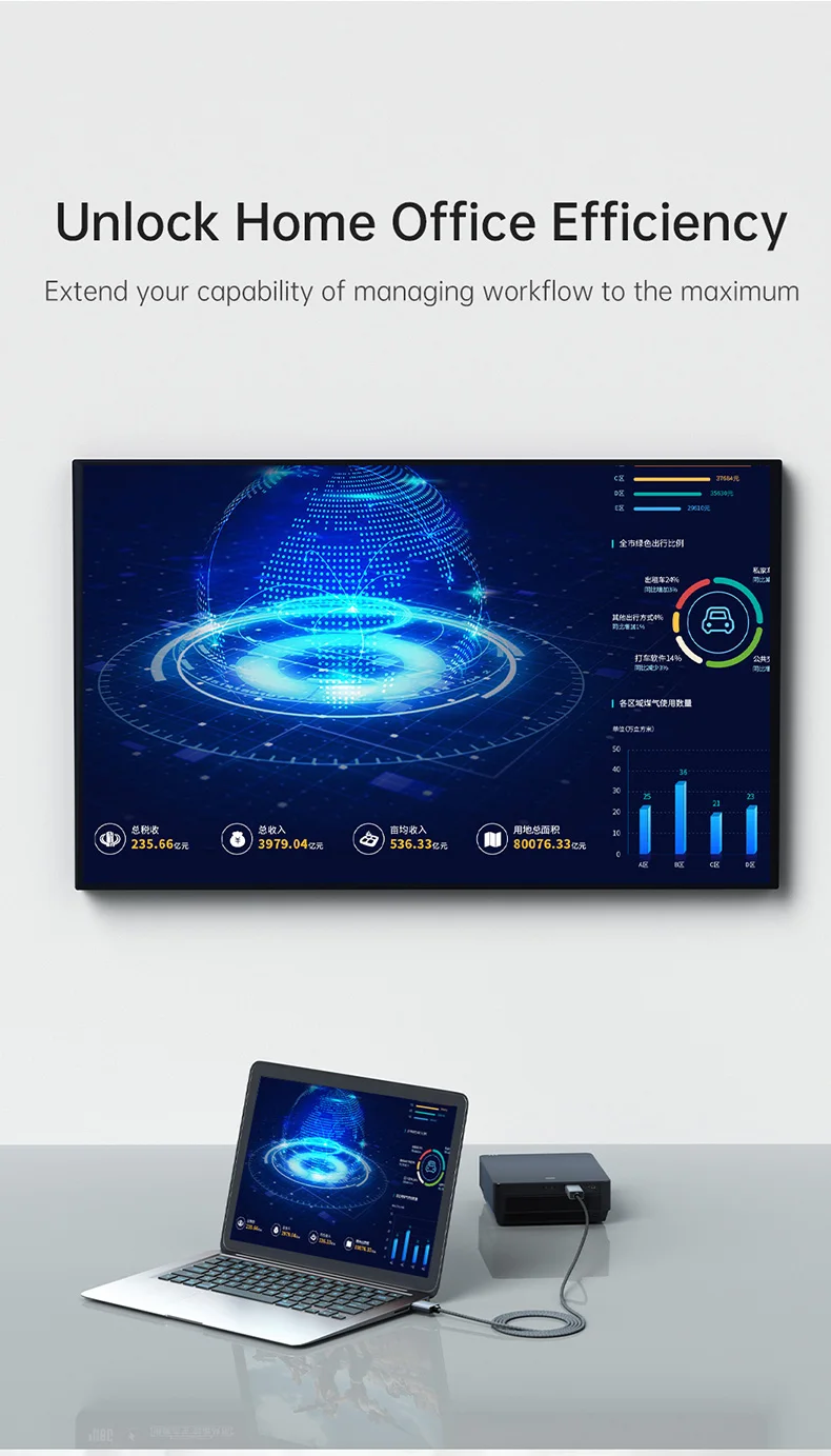 DisplayPort-zu-HDMI-Kabel 8K, VRR 4K@240Hz 2K@480Hz Aktives DP1.4-Quellkabel zu HDMI2.1-Displaykabel für Monitore von AMD, NVIDIA, Dell – Detail 6