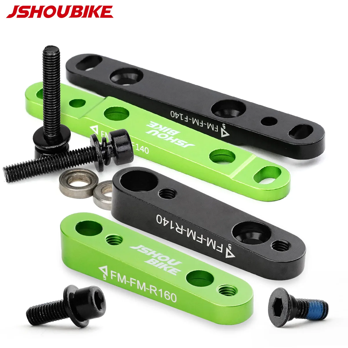 JSHOUBIKE Ultralight Road Bike Disc Brake Flat Mount Bicycle Disc Brake Adapter Alloy Bracket for 140 160mm Rotor Cycling Parts