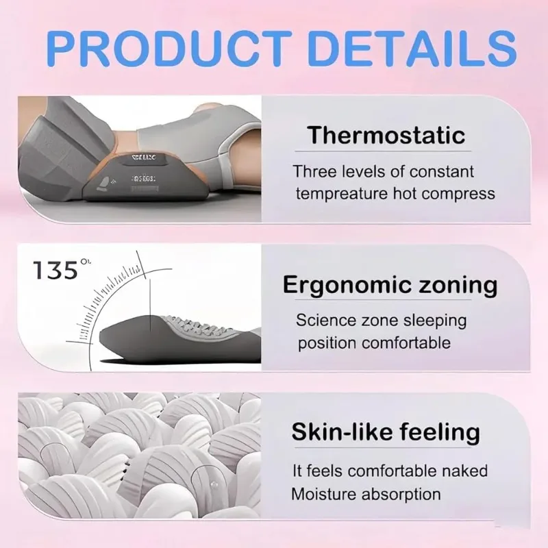 Triple Fusion Back Massager, 3-in-1 Back Massager with Traction Lifting, Fusion Massager with Lifting and Vibration Massage