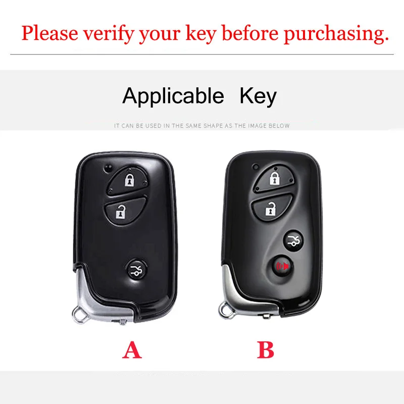 3/4 Buttons Car Remote Key Case Cover for Lexus IS250 IS300C RX270 CT200H GX400 GX460 ES240 ES350 LS460 GS300 450h 460h