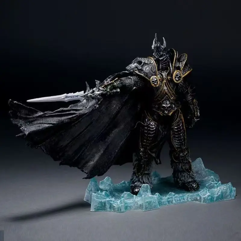 WOW Personagem FALL OF THE LICH KING ARTHAS ACTION FIGURE World of Warcraft Periféricos de jogo DC Lich King Illidan Figuras de anime