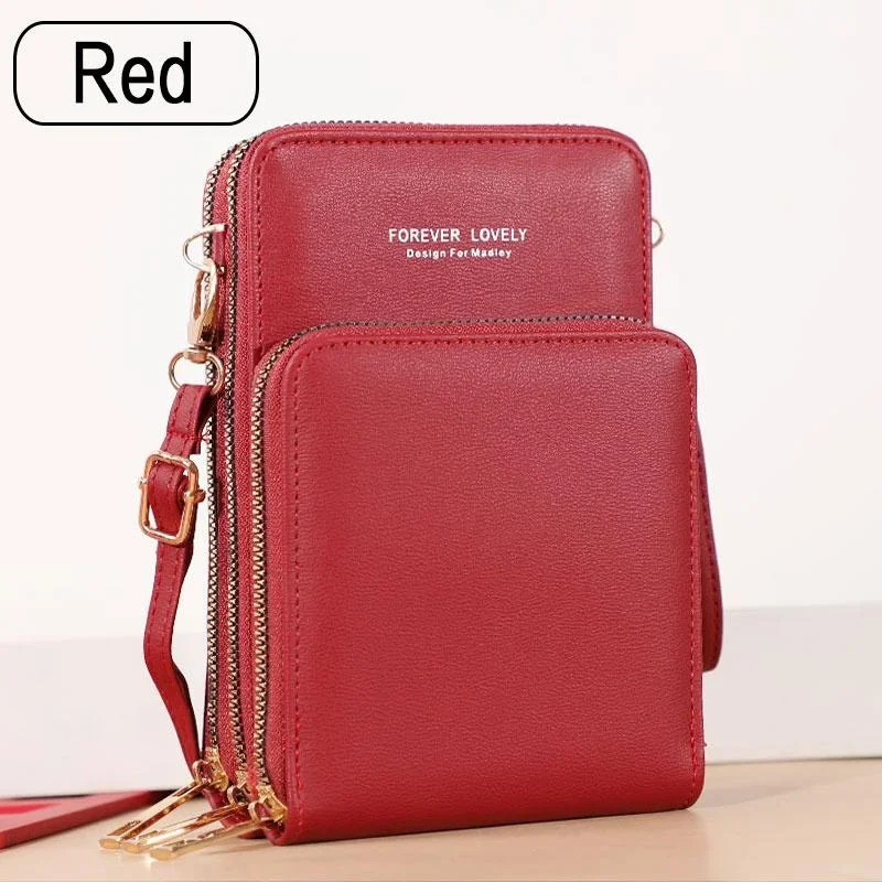 Cross body Handy Geldbörse Umhängetaschen Frauen multifunktion ale Touchscreen-Tasche RFID Blocking Card Brieftasche weibliche Umhängetasche – Detail 11