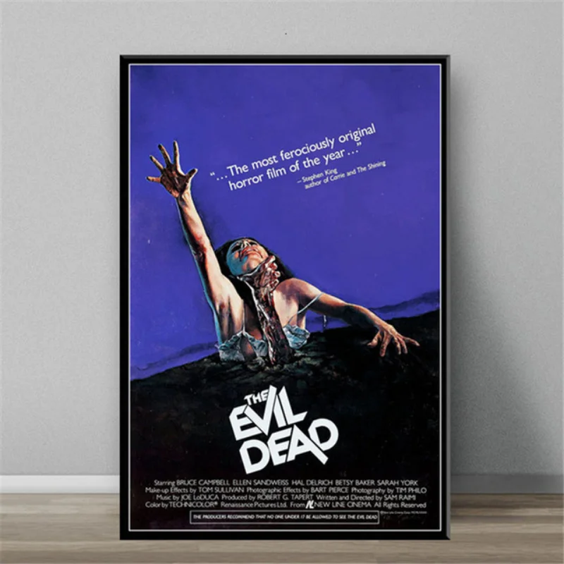 Classic Horror Movie The Evil Dead Canvas Painting Posters And Prints Abstract Wall Art Picture For Home Room Decoration