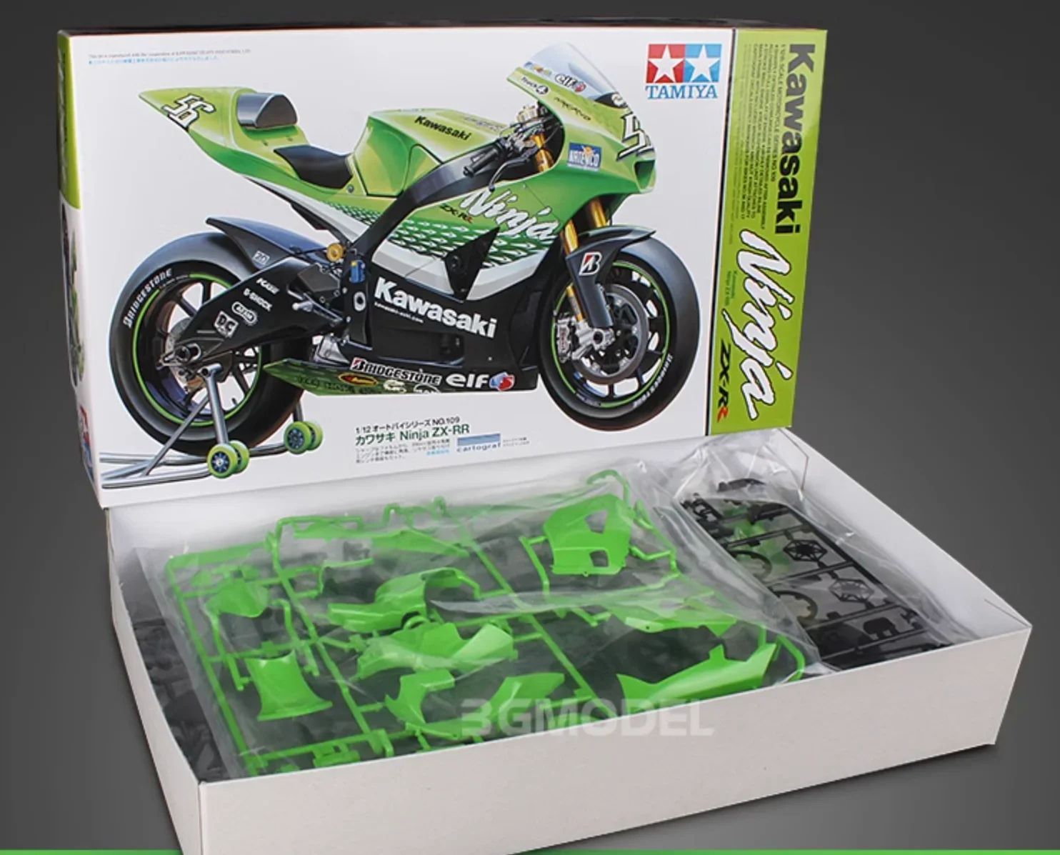 Tamiya 1/12 Ninja ZX-RR plastic motorcycle model kit new 14109