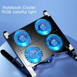 Notebook COOLER For Computer Fan Tablet Hand-painted Book Support Radiator Professional Heat Dissipation Which Have 4fan