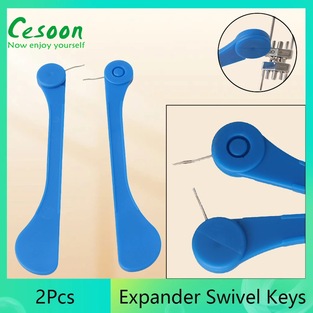 2Pcs Dental Expander Swivel Keys Orthodontic Implant Expansion Screw Rapid Palatal Tools Dentistry Orthodontic Instruments