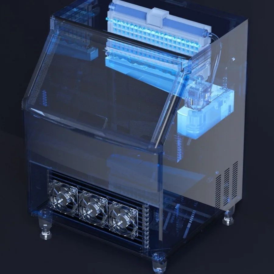 Large-scale Fully Ice Maker Slow-melting Transparent Ice Maker Material Commercial Furniture Macchina Del Ghiaccio ZYZBJ60
