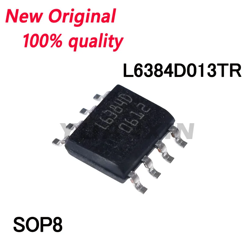 5/PCS New Original L6384D013TR L6384D L6384 SOP8 Bridge driver - external switch In Stock