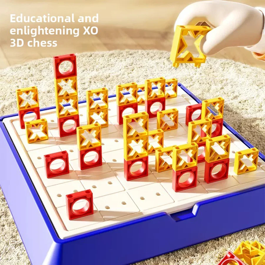 XO children's educational toy for intelligence development, brainpower enhancement, parent-child interactive tabletop board game