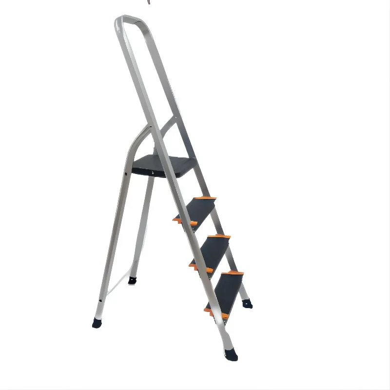 Escalera del hogar del paso del acero de la escalera del nuevo tipo de la aleación de aluminio de la fábrica de China con la pasamanos en espiga del Dooor