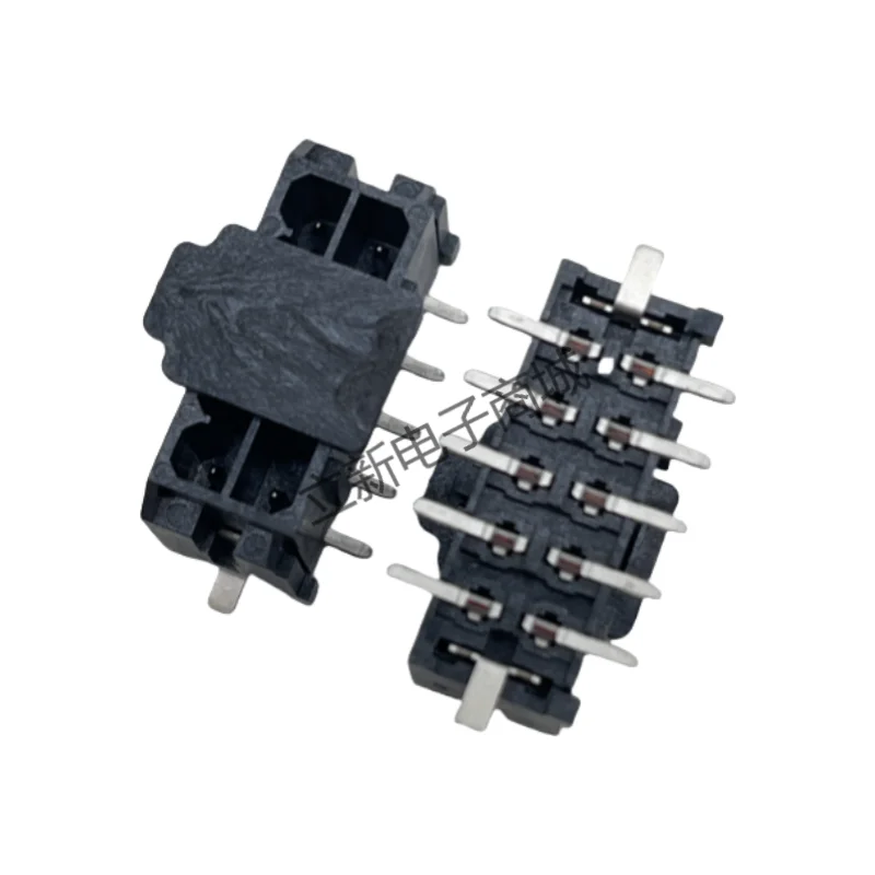 

HM0A050-LD231-9H MX3.0 2*5PIN vertical power socket 10P power interface bent pin SMT double row with buckle pin holder 5557