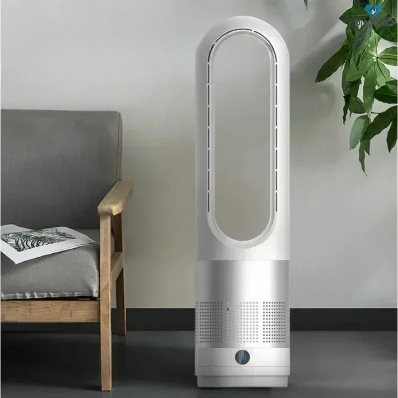 Tower Fan 220/110V, Household Modern. Mute with Air Filter, Remote Control. Small Electric Bladeless Blower for Optimal Airflow.