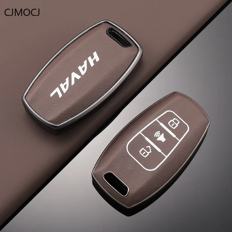 Premium TPU Key Cover Case for Haval H6/H2S/2nd Gen Big Dog/Menglong/Shenshou (2024) - Key Fob Shell with Textured Finish