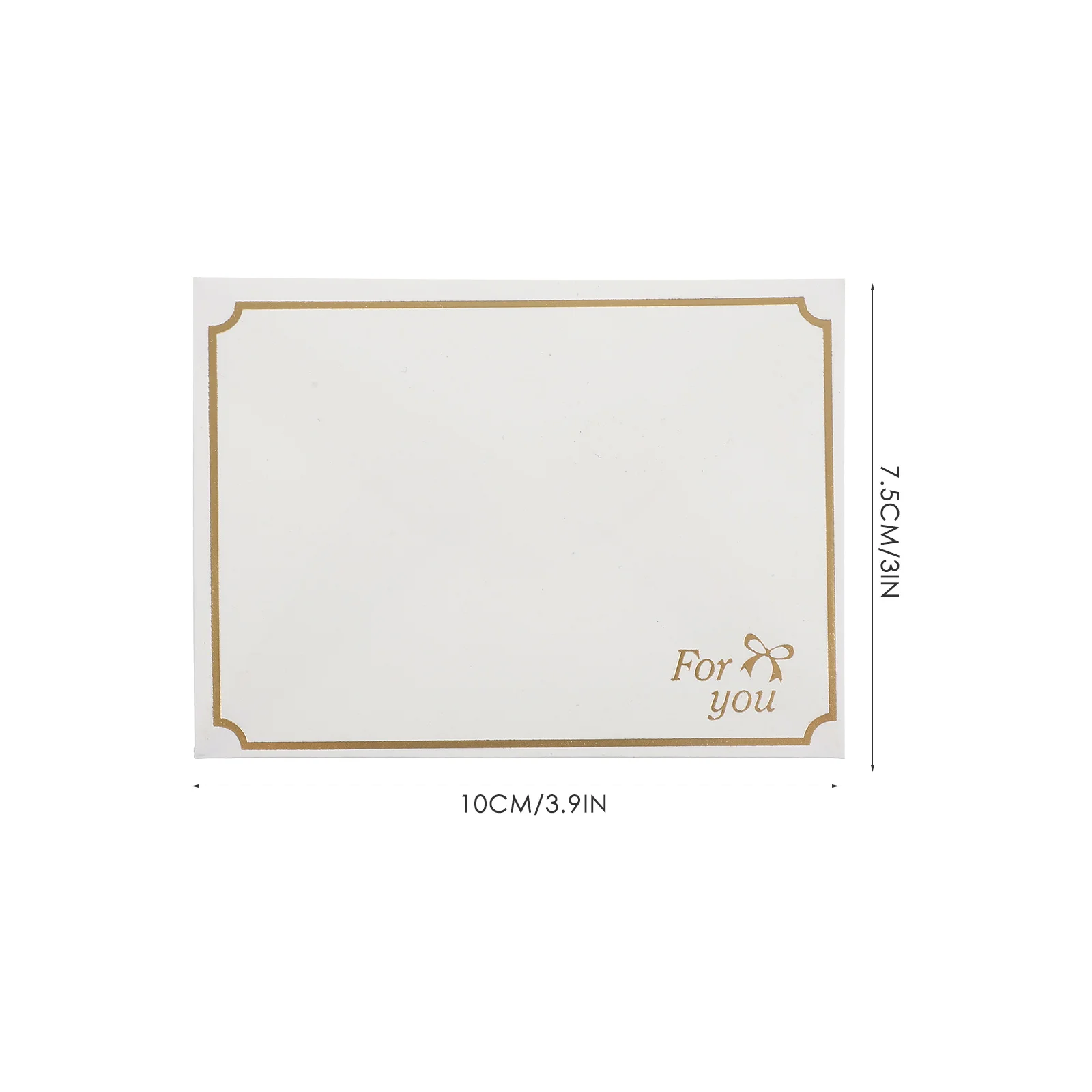 Enveloppes à bordure dorée, 24 pièces, carte d'invitation élégante, décorative, pour mariage, remise de diplôme, accessoire de Festival Portable multifonction