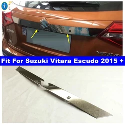 Car Accessories Rear Trunk Lid Cover Tailgate Trim Door Handle Molding Boot Garnish Bezel For Suzuki Vitara Escudo 2015 - 2021