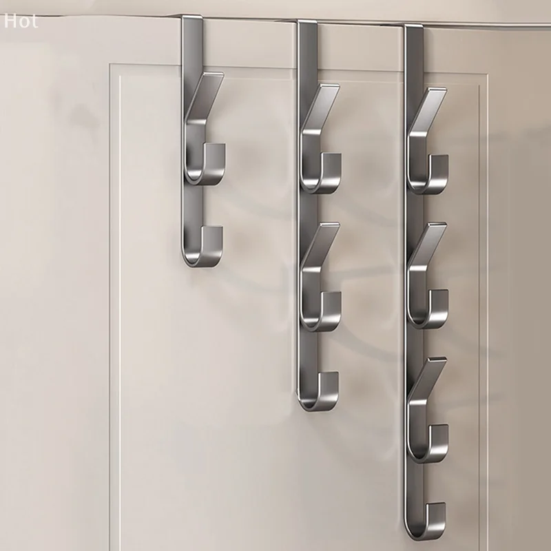 Easy Installation Door Hook-Strong Metal Coat Rack, Suitable For Clothes, Hats And Bags-Space Saving Design, Suitable For Bedroo