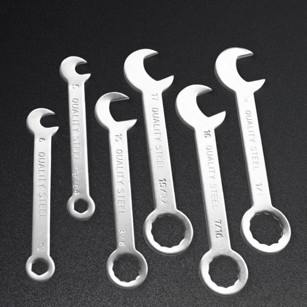 18pcs 1-18mm Mini Box Wrench Set Open Dual-Purpose Combination Ratchet Wrench Portable Universal Spanner Repair Hand Tools