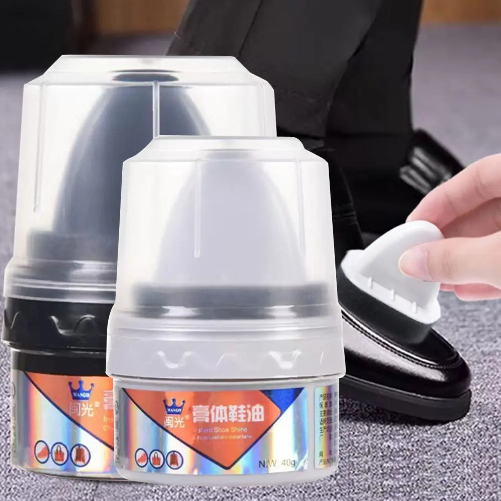 Aceite acondicionador para botas de cuero, 40g, suavizante de cuero, restauración de asiento de coche, limpiador de cuero, reparación, cuidado de bolsas de zapatos de cuero