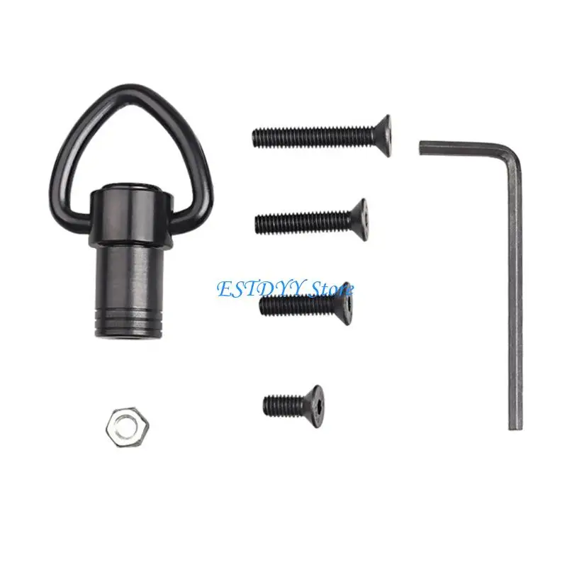 G6DE Rotating Steel Clamps With Base Mounting Screws Nut Wrenches Outdoor Equipment