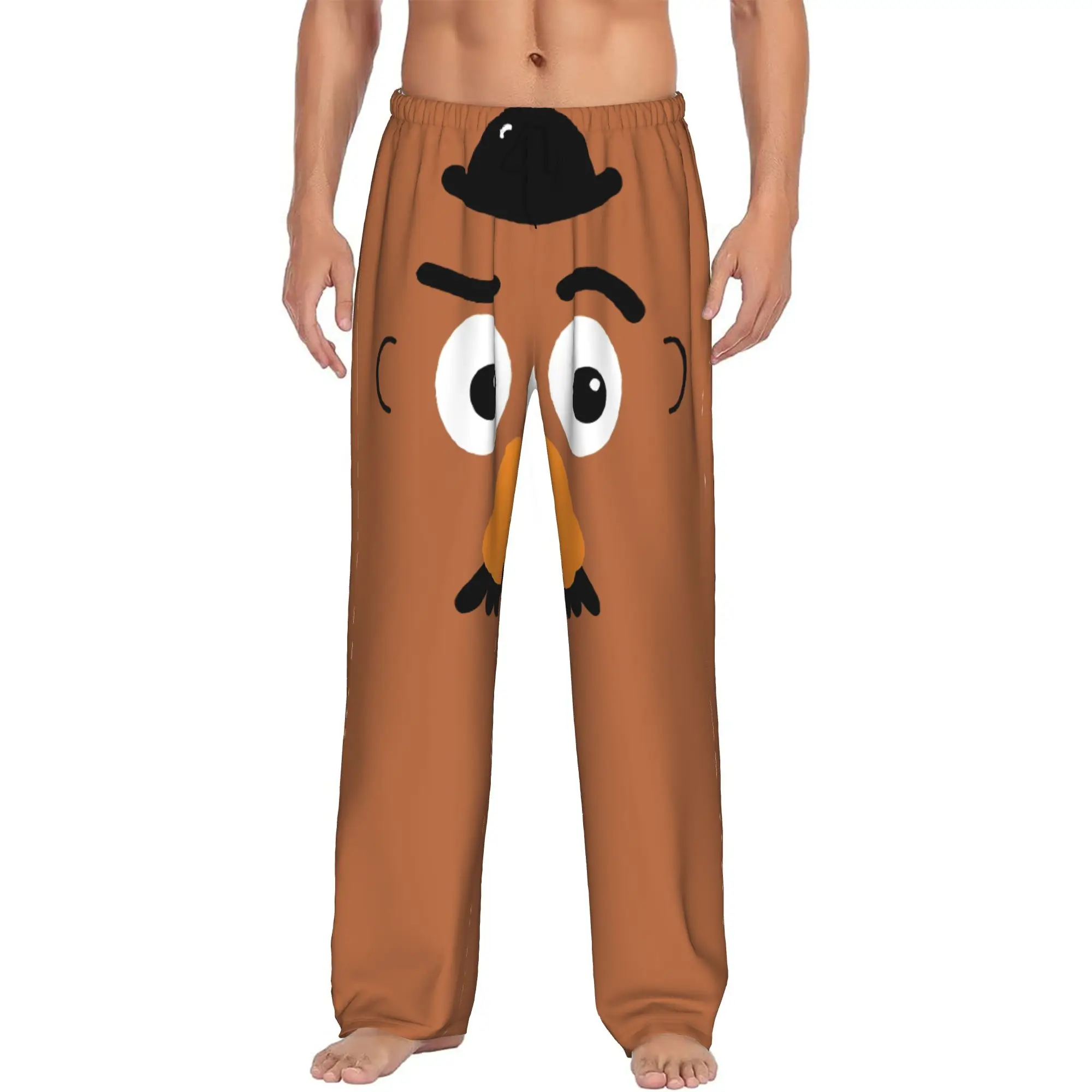 

Custom Print Men's T-Toy Cartoon S-Story Pajama Pants Sleepwear Sleep Lounge Bottoms with Pockets