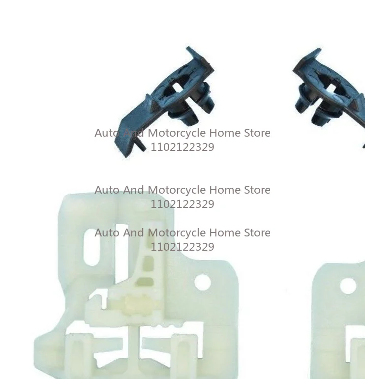 4Pcs/Set Front Left & Right Window Regulator Repair Clips 51357125059 Fit for BMW X5 E53 2000 2001 2002 2003 2004 2005 2006
