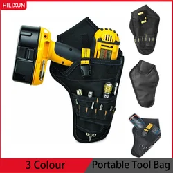 Portable Heavy Duty Drill Holster Electrician Tool Bag Drill Chuck Belt Storage Pocket For Cordless Drill Professional Tool Bag