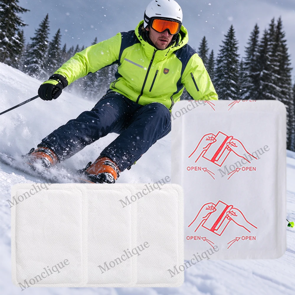 10/20Pcs Hand Warmers Values Pack Self-heating Portable Quick Heating Pads Winter Keep Hand Leg Foot Warm Pastes